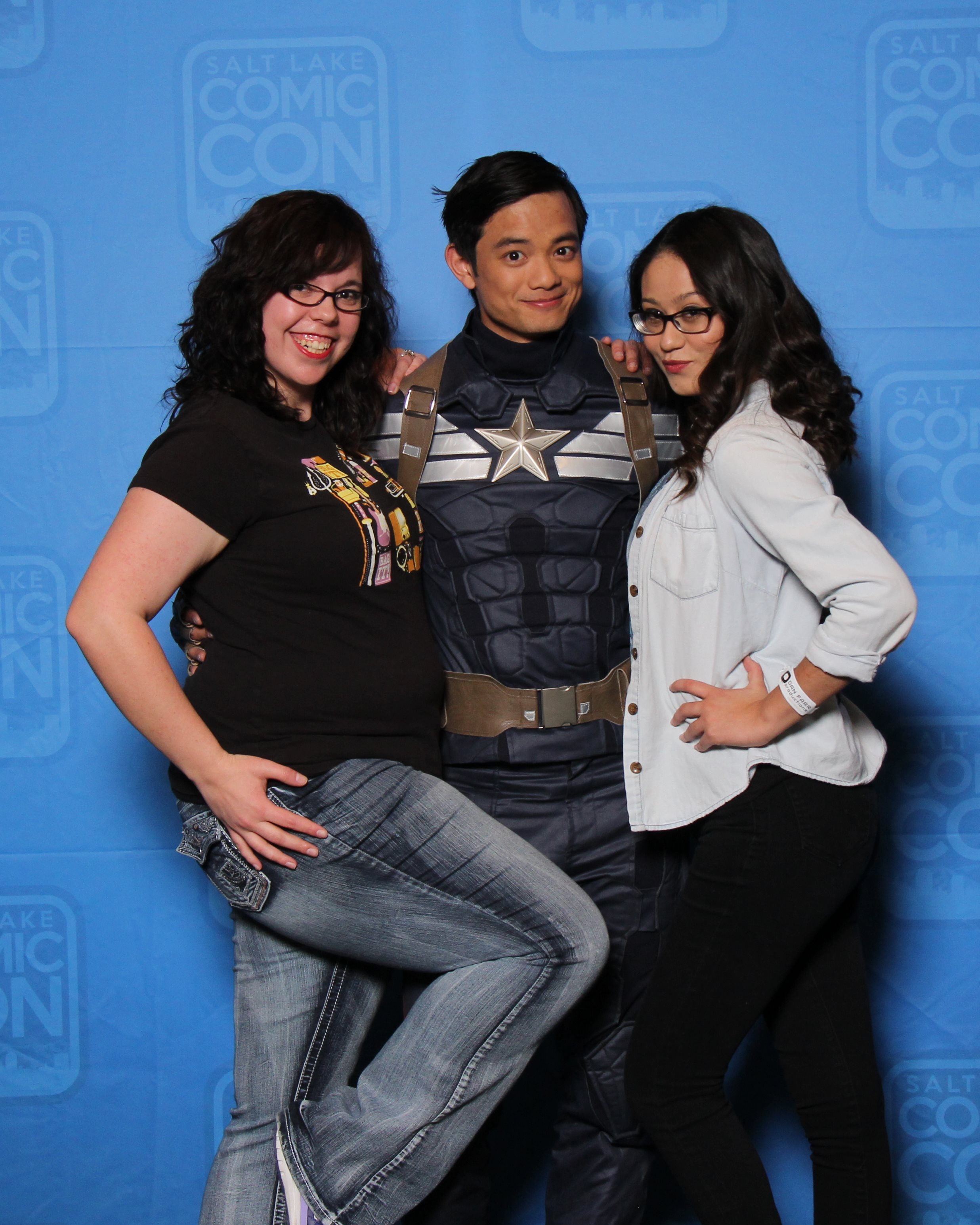 Yeah... I basically tried to resist climbing him like a tree.